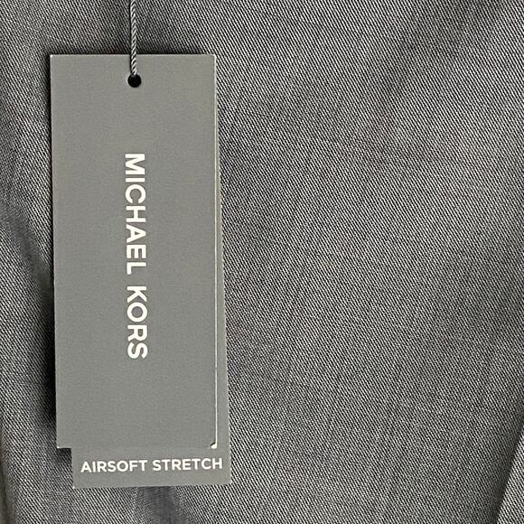 Michael Kors Men's 30x30 Suit Pant Modern Fit Stretch Fabric Light Grey NEW - Picture 10 of 11